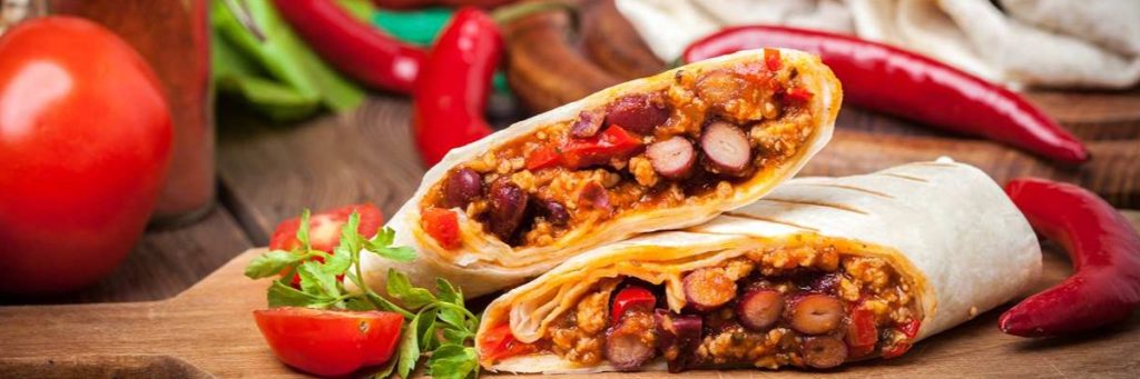 Burritos con carne