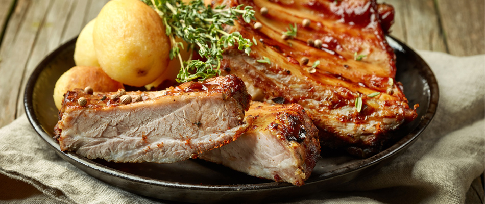 costillas de cerdo al horno